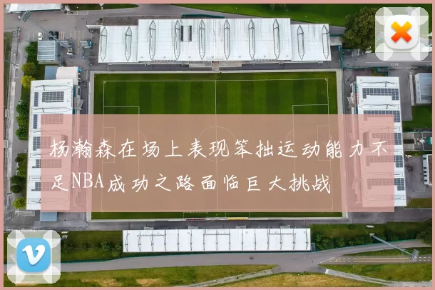 杨瀚森在场上表现笨拙运动能力不足NBA成功之路面临巨大挑战